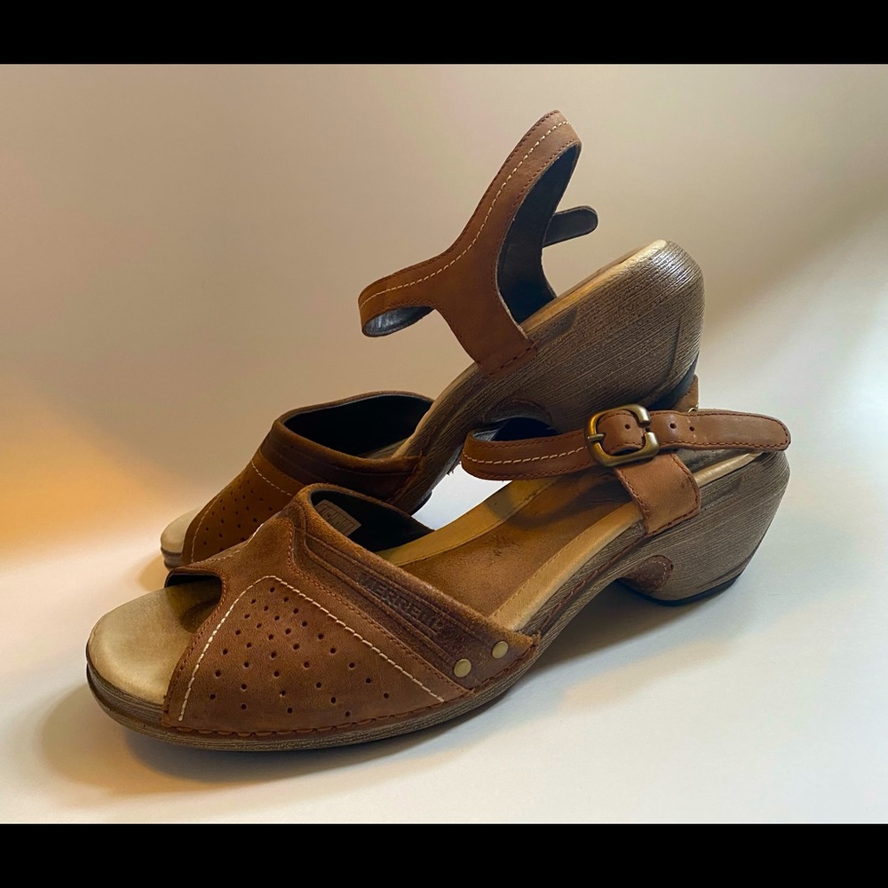 Merrell Size 9 Brown Clog Sandals
